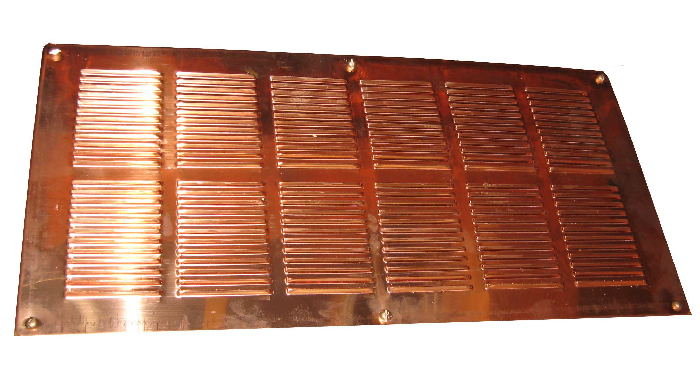 Rectangular Copper Eave or Soffit Vent