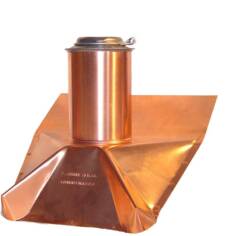 copper roof pipe boot vent cover