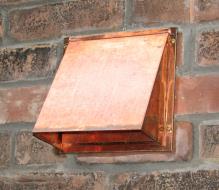 6 inch copper range hood wall vent