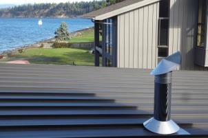 wind shielding chimney caps are perfect for windy coastal climates