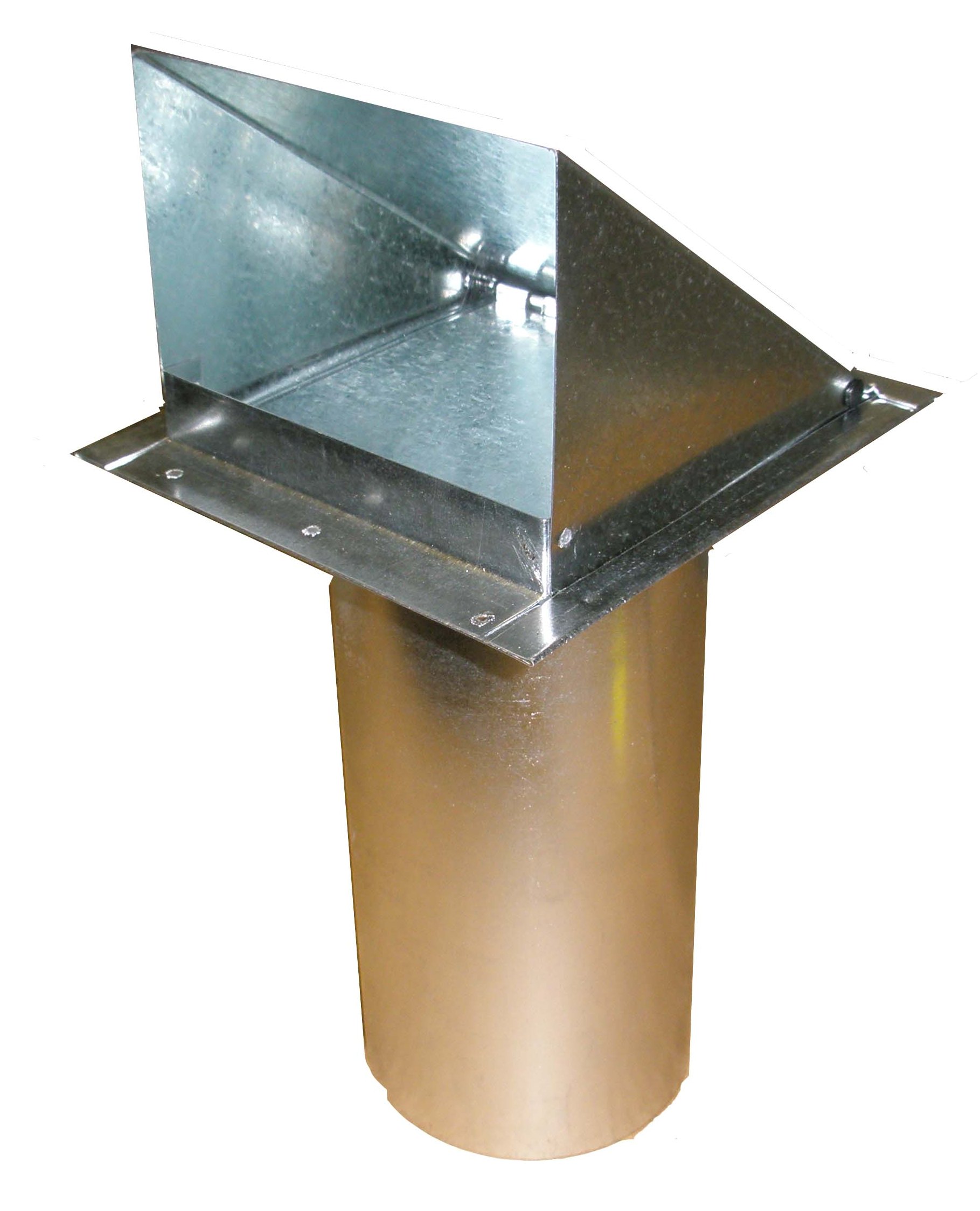 heavy metal wind blocking side wall exhaust vent cover