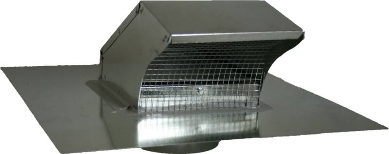 metal roof top dryer vent